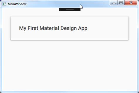 Material Design Wpf инструкция