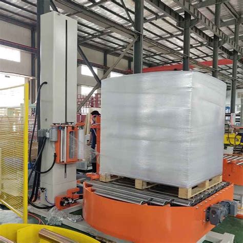 Full Automatic Pallet Stretch Wrapping Machine Wrapper Packaging Machine China Pre Stretch