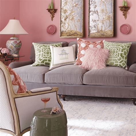 Elegant floral swirls fine french dollhouse beige 1/12 rug. 25 Pink Living Room Ideas (Photos)