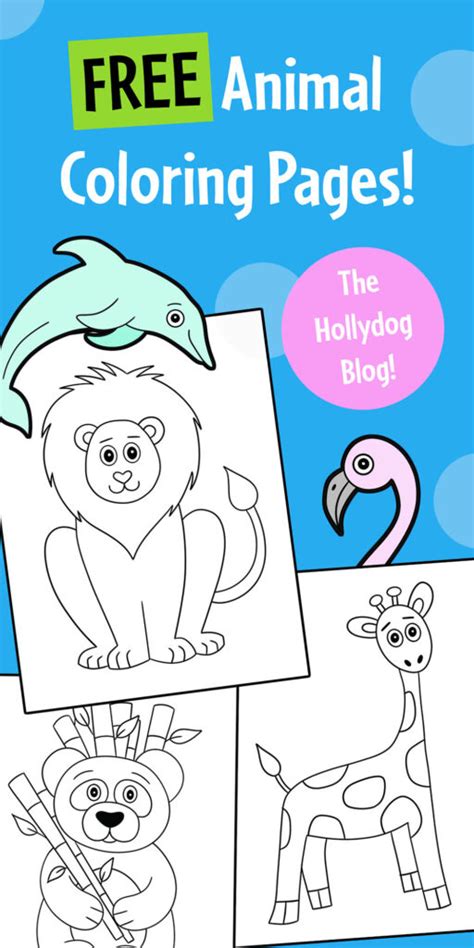 Printable Animal Coloring Pages For Kids Cute And Fun ⋆ The Hollydog