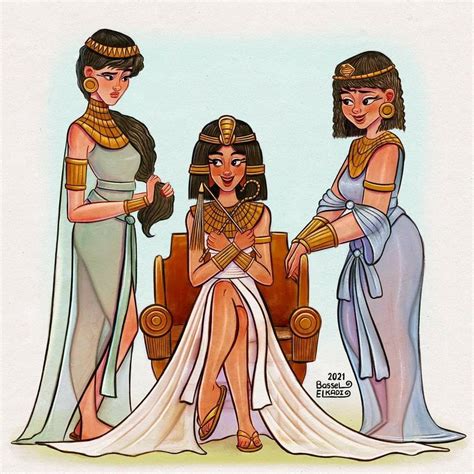 new illustration inspired by ancient egypt 🎨 in 2024 egypt concept art ancient egypt women