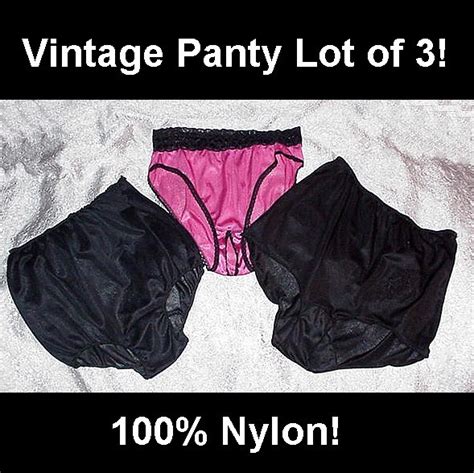 Vintage Panty Lot 3 Pairs Of Panties In Pink And Black 10 Flickr