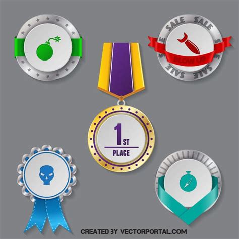 Badges And Awards Graphics Royalty Free Stock Svg Vector