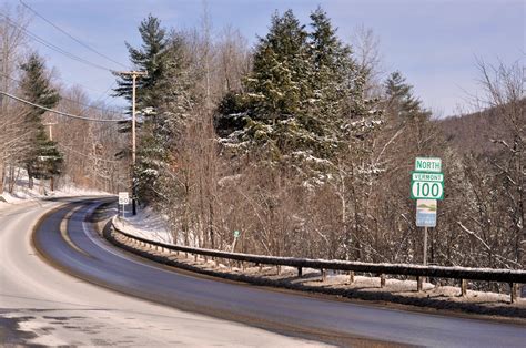 Traveling Along Vermonts Route 100 Skiers Highway