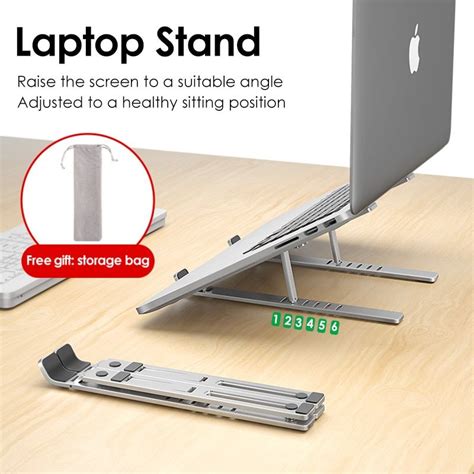 Foldable Laptop Stand For Macbook Notebook Correct Sitting