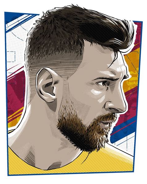 Uefa Champions League Messi Messi Drawing Football Player Drawing