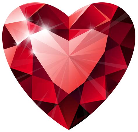 Diamond Heart Transparent Png Clip Art Image