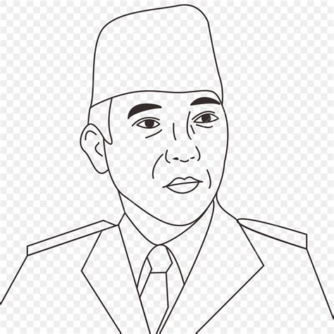 Ilustrasi Presiden Soekarno Soekarno Png Soekarno Vector Png