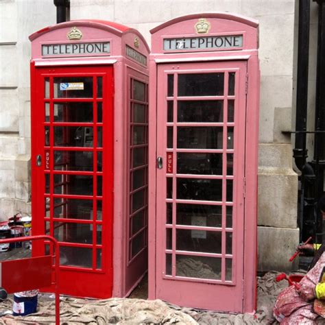 Pink Telephone Booths Of London Telephone Booth Pretty In Pink Pink