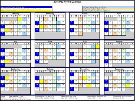 Osc Payroll Calendar