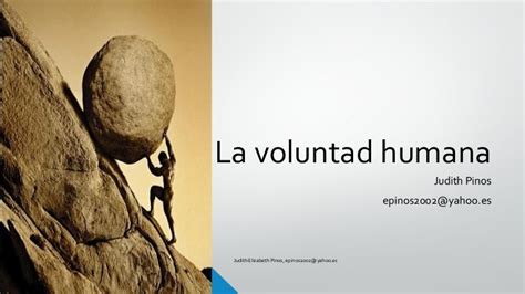 La Voluntad Humana Antropología Filosófica