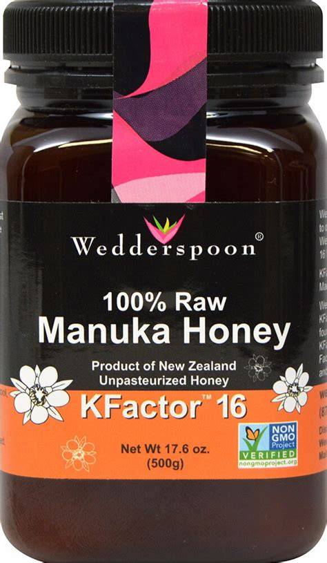 Wedderspoon Raw Premium Manuka Honey Kfactor Jar