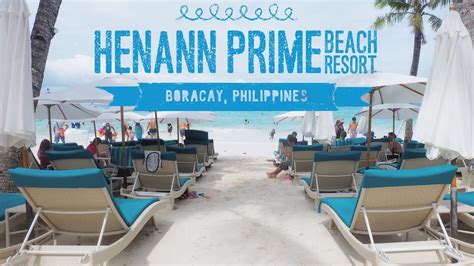 Henann Prime Beach Resort Beachfront In Station 1 Boracay Island