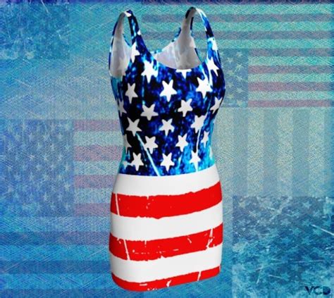 american flag dress bodycon dress women s patriotic red white and blue dress flare dress stars