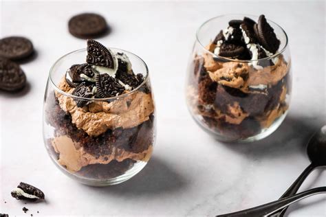 Mocha Oreo Trifles Nibble And Dine Only Minutes Prep Recipe