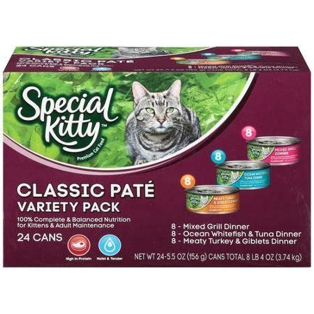 Hills brand cat food (self.catfood). Special Kitty Classic Pate Variety Pack Wet Cat Food, 5.5 ...