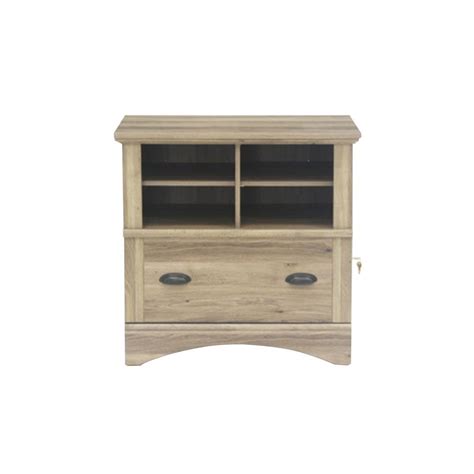 Sauder harbor view lateral file, antiqued white finish click here to order on amazon: SAUDER Harbor View Salt Oak Lateral File Cabinet with 1 ...