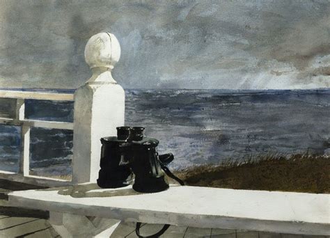 Andrew Wyeth American 1917 2009 Binoculars 1981 Watercolor And