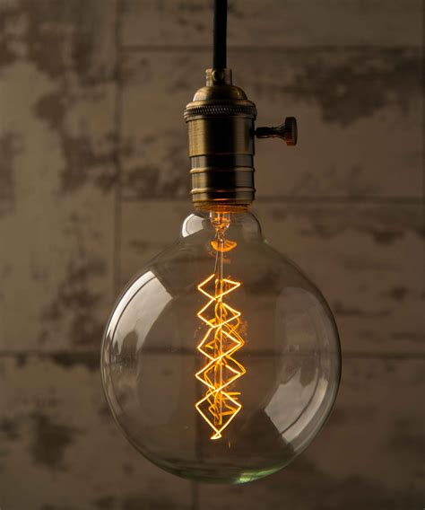 Edison Globe Spiral Extra Large Vintage Filament Light Bulb E27 40w