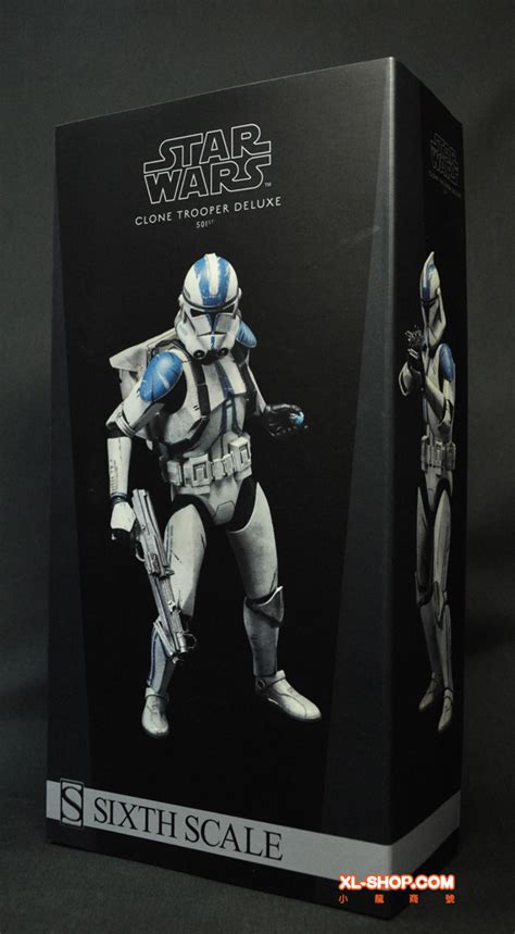 Sideshow Star Wars Clone Trooper Deluxe 501st Legion 16 Scale Figure