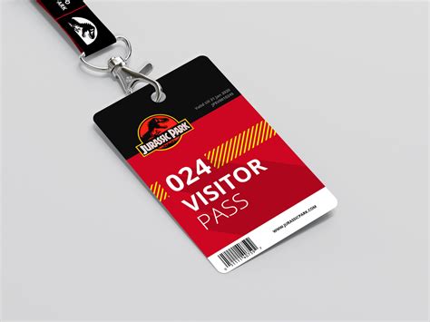 Jurassic Park Visitor Pass By Uday Bhosle On Dribbble
