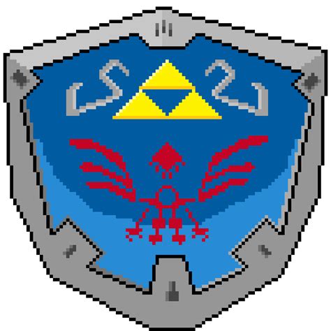 Pixilart Hylian Shield By Evilminion1807