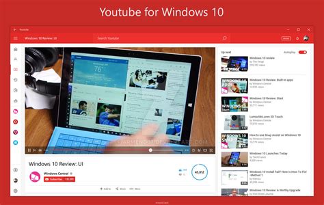 Youtube App For Windows 10 Light Theme Concept By Armend07 On Deviantart