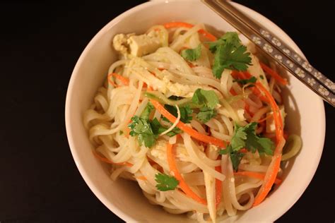Asian Chicken And Rice Noodle Salad Hip Foodie Mom