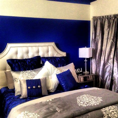 Royal Blue And Black Bedroom Ideas Blue Bedroom Decor Blue Room
