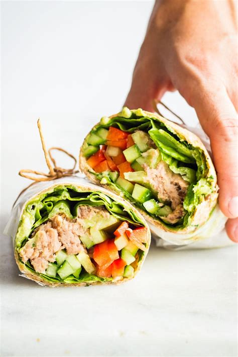 10 Minute Tuna Wrap Green Healthy Cooking