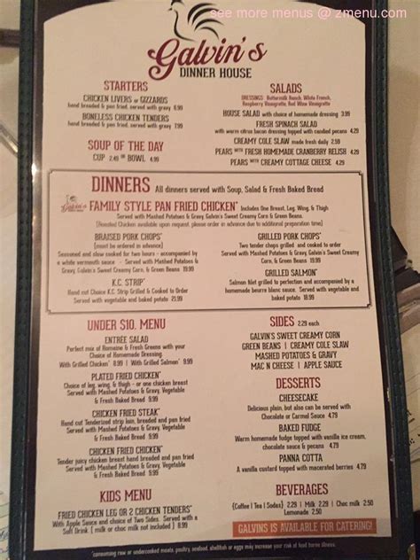 It is the seat of its county. Online Menu of Galvins Chicken Restaurant, Saint Joseph ...