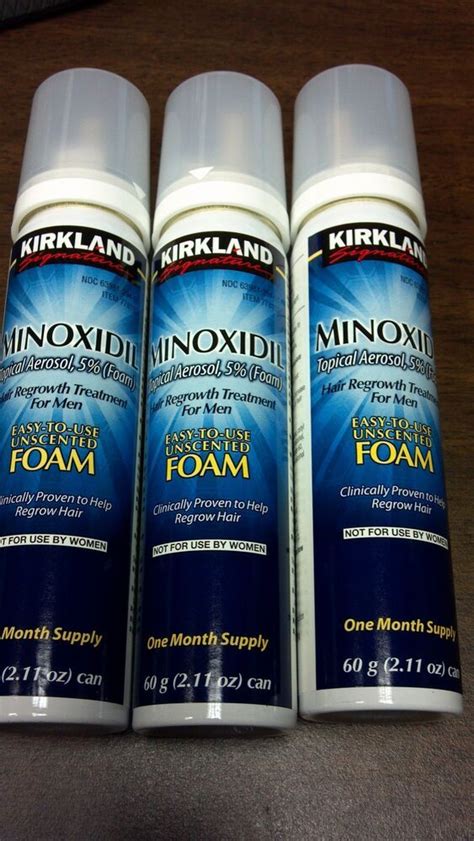 After exogen, the old hair is replaced with a new hair in the anagen phase, and so the cycle begins again. Kirkland 5% Minoxidil Foam Aerosol Hair ReGrowth 3 Month ...
