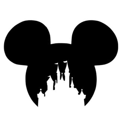 Mickey Castle Decalmickey Decal Disney Home Decal Mickey Etsy In 2021