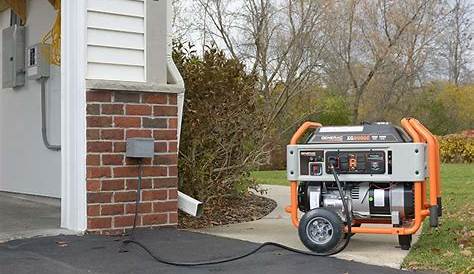 how to install a home backup generator