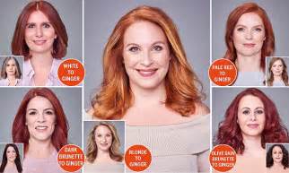 How Did Five Women Feel When They Dared To Go Ginger Daily Mail Online