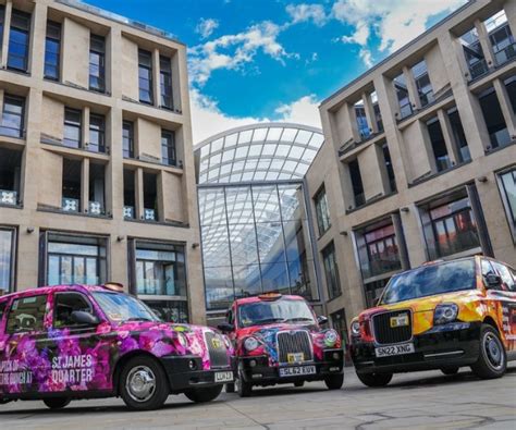 Full Taxi Livery St James Quarter First Display