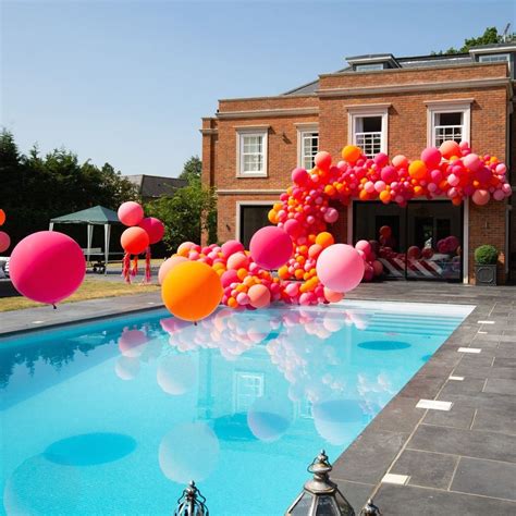 What are some ideas for a graduation celebration? Pool Balloons, Summer Party | 1000 | Backyard graduation ...