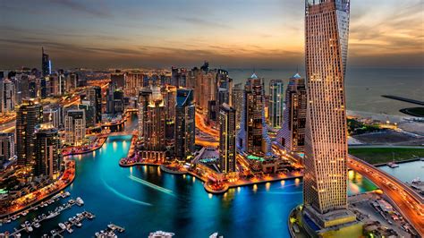 Dubai Skyscrapers United Arab Emirates Uhd 4k Wallpaper Pixelz