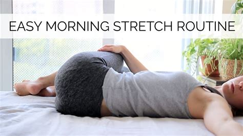 5 Morning Stretches In Bed To Wake Up And Energize Youtube