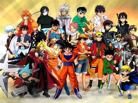 Todos Los Personajes Del Anime Juntos Anime Amino