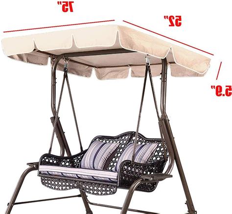 Get the best deals on patio chairs, swings & benches canopy. Best 30+ of Patio Gazebo Porch Canopy Swings