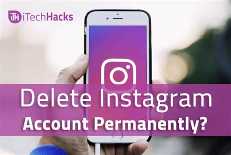 Nor can you appeal to instagram to do it for you. How To Delete Your Instagram Account Permanently/Temporarily?