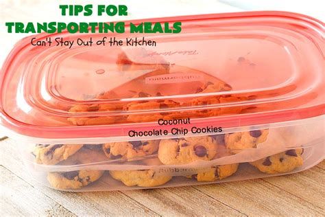 Tips For Transporting Meals Cant Stay Out Of The Kitchen