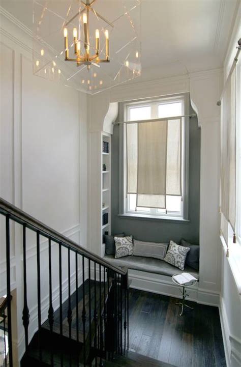 Landing Window Seat - Transitional - entrance/foyer ...