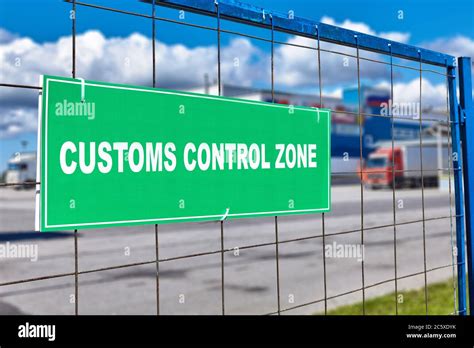 Customs Clearance Sign On The Territory Of The Logistics Customs