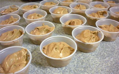 I saw an important hole in the world that needed to be filled: Chocolate Peanut Butter Vodka Pudding Shots - Drink Michigan