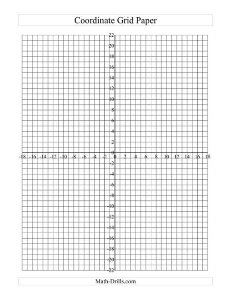 Coordinate Grid Paper All