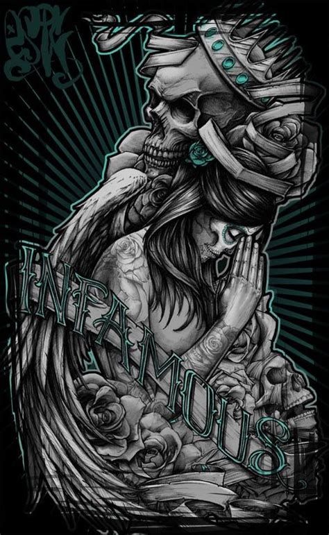Arte Cholero Lace Skull Tattoo Evil Skull Tattoo Chicano Tattoos