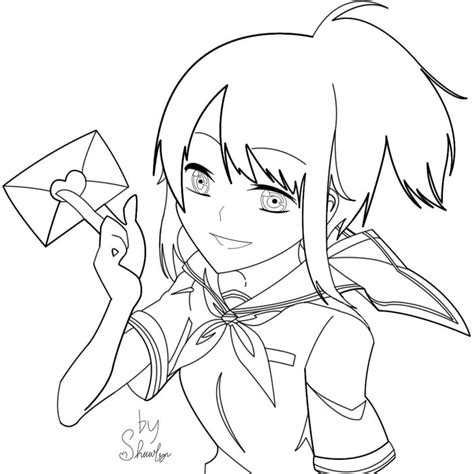 18 Yandere Simulator Coloring Pages - Free Printable Coloring Pages