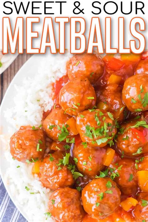 Sweet And Sour Meatballs Mama Loves Food